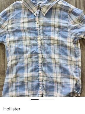 Hollister Light Cotton Summer Button Down